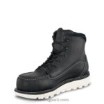 negro X22T165 Red Wing heritage - bota de 6 pulgadas para hombre estilo 8085 iron ranger en cuero áspero y resistente - Image 3