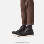 negro X22T177 Red Wing heritage - estilo 3322 weekender chukka chukka de hombre en cuero áspero y resistente - Image 2