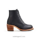 negro X22T181 Red Wing heritage - bota de mujer con tacón style 3406 clara en piel de arnés
