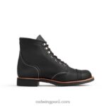 negro X22T185 Red Wing heritage - bota corta de mujer style 3364 iron ranger en piel acampo