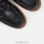 negro X22T188 Red Wing heritage - estilo 3428 botas cortas mocasines clásicas de 6 pulgadas para mujer en cuero áspero y resistente - Image 8