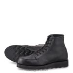 negro X22T194 Red Wing heritage - estilo 3377 botas cortas mocasines clásicas de 6 pulgadas para mujer en cuero mohave