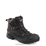 negro X22T73 Red Wing trabajo - estilo 1178 nailseat bota sin cordones para hombre de 11 pulgadas con punta suave