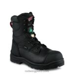 negro X22T76 Red Wing botas de trabajo con punta de seguridad impermeables y aisladas de 6 pulgadas para hombre estilo 2260 king toe