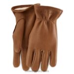 nuez moscada X22T313 Red Wing guante de piel de ante con forro modelo 95231 guante de hombre de piel de ante