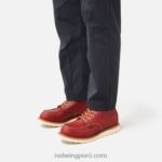 rojizo X22T171 Red Wing heritage - bota de 6 pulgadas estilo mocasín clásico 1907 para hombre en cuero áspero y resistente - Image 2