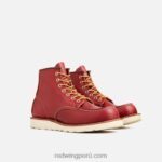 rojizo X22T176 Red Wing heritage - bota de 6 pulgadas para hombre estilo mocasín clásico 8849 en piel de pradera - Image 3